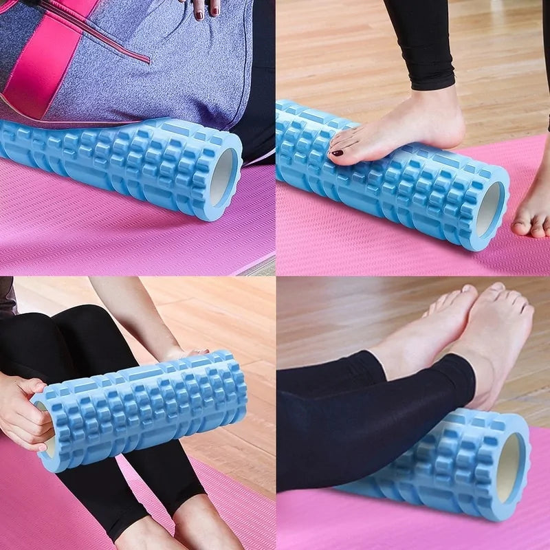 Fitness Foam Roller Set: Yoga Column & Soft Yoga Block